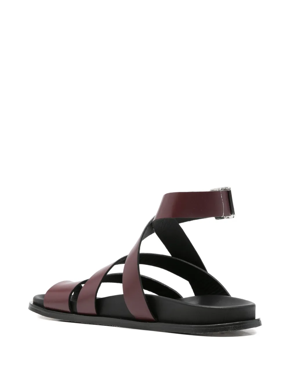 ALOHAS crossover toe-loop sandals Rood