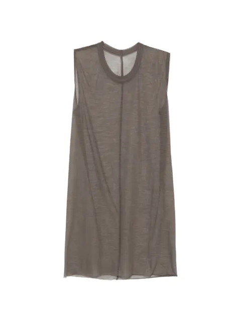 Rick Owens round-neck sleeveless top