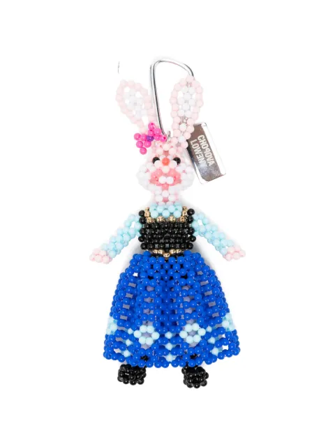 Chopova Lowena  Warrior Rabbit beaded keyring
