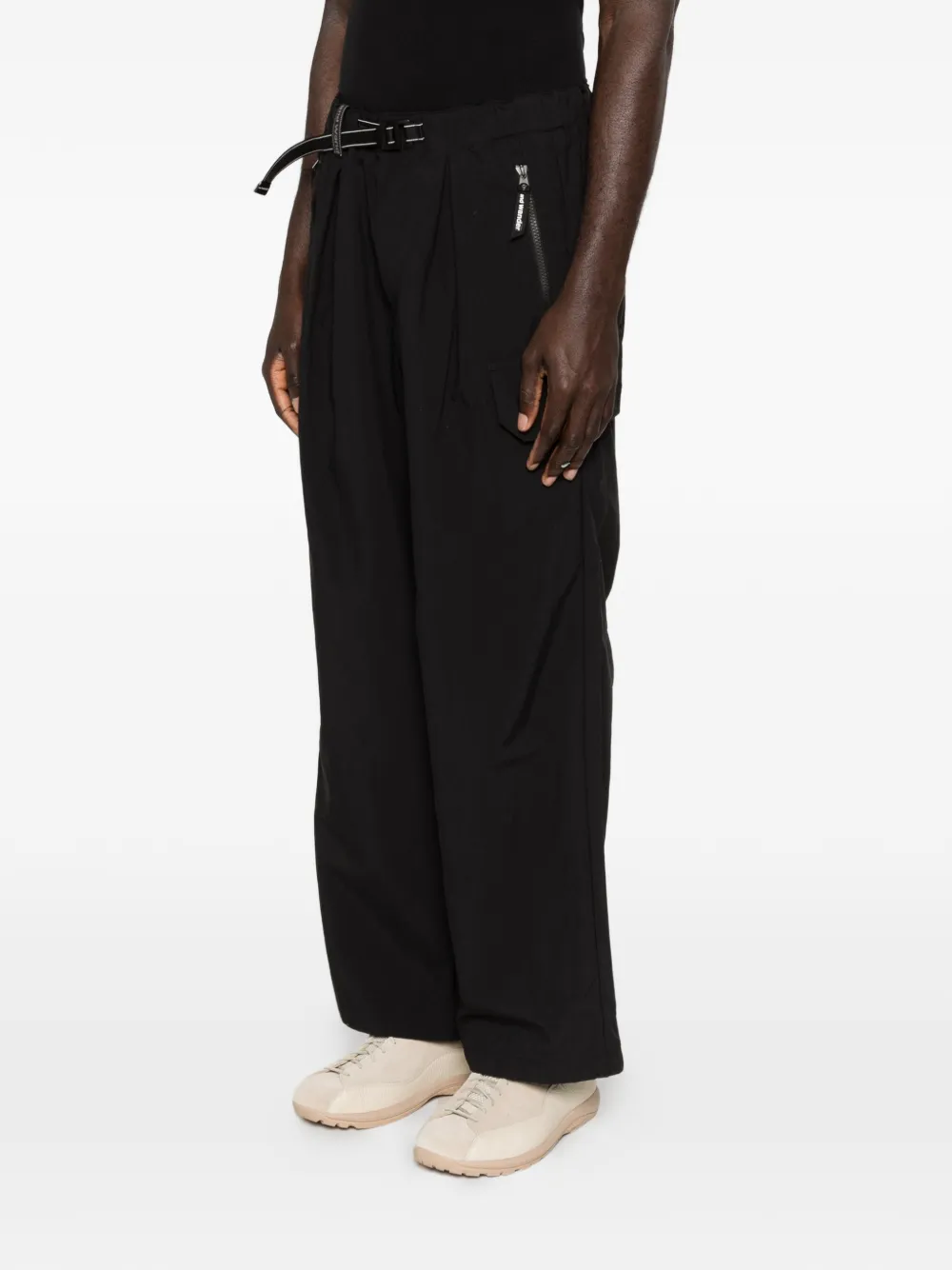 and Wander Broek met ritszak Zwart