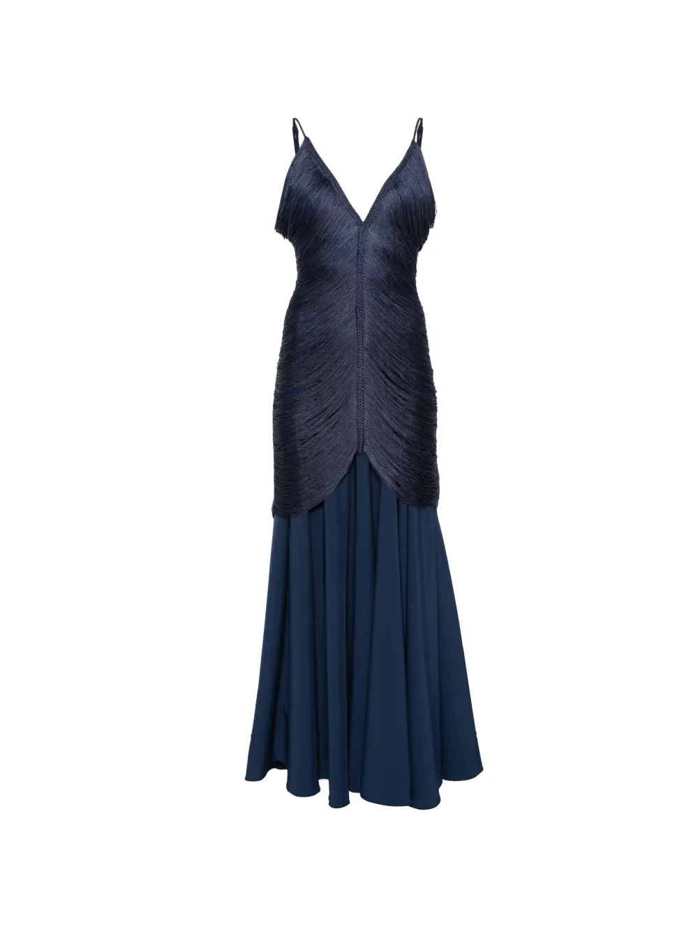 Bless Nostalgia V-neck maxi dress - Blau