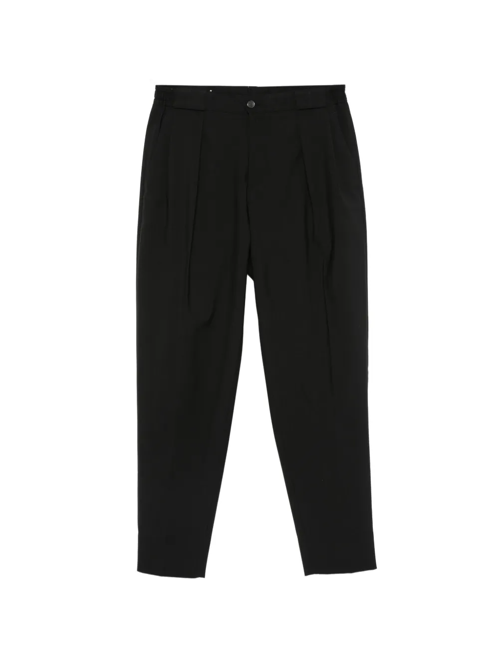 Briglia 1949 pleated elasticated-waistband trousers - Nero