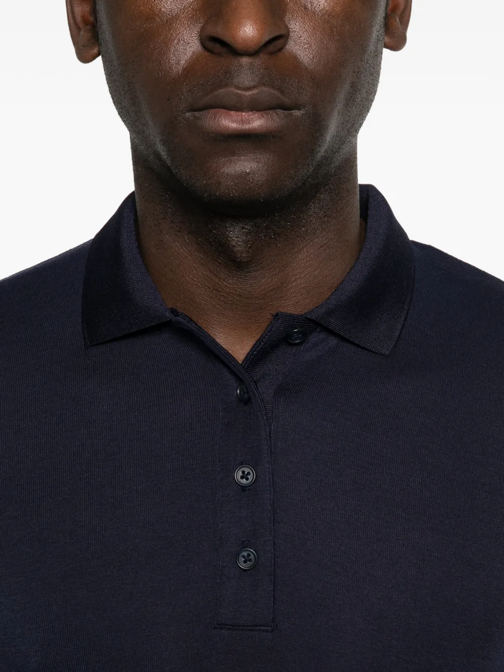 ENTIRE STUDIOS Poloshirt met lange mouwen Blauw