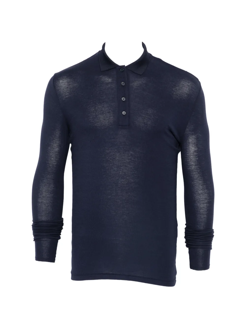 ENTIRE STUDIOS long-sleeve polo shirt - Blu