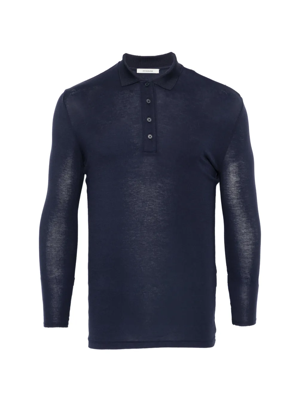 ENTIRE STUDIOS long-sleeve polo shirt - Blu