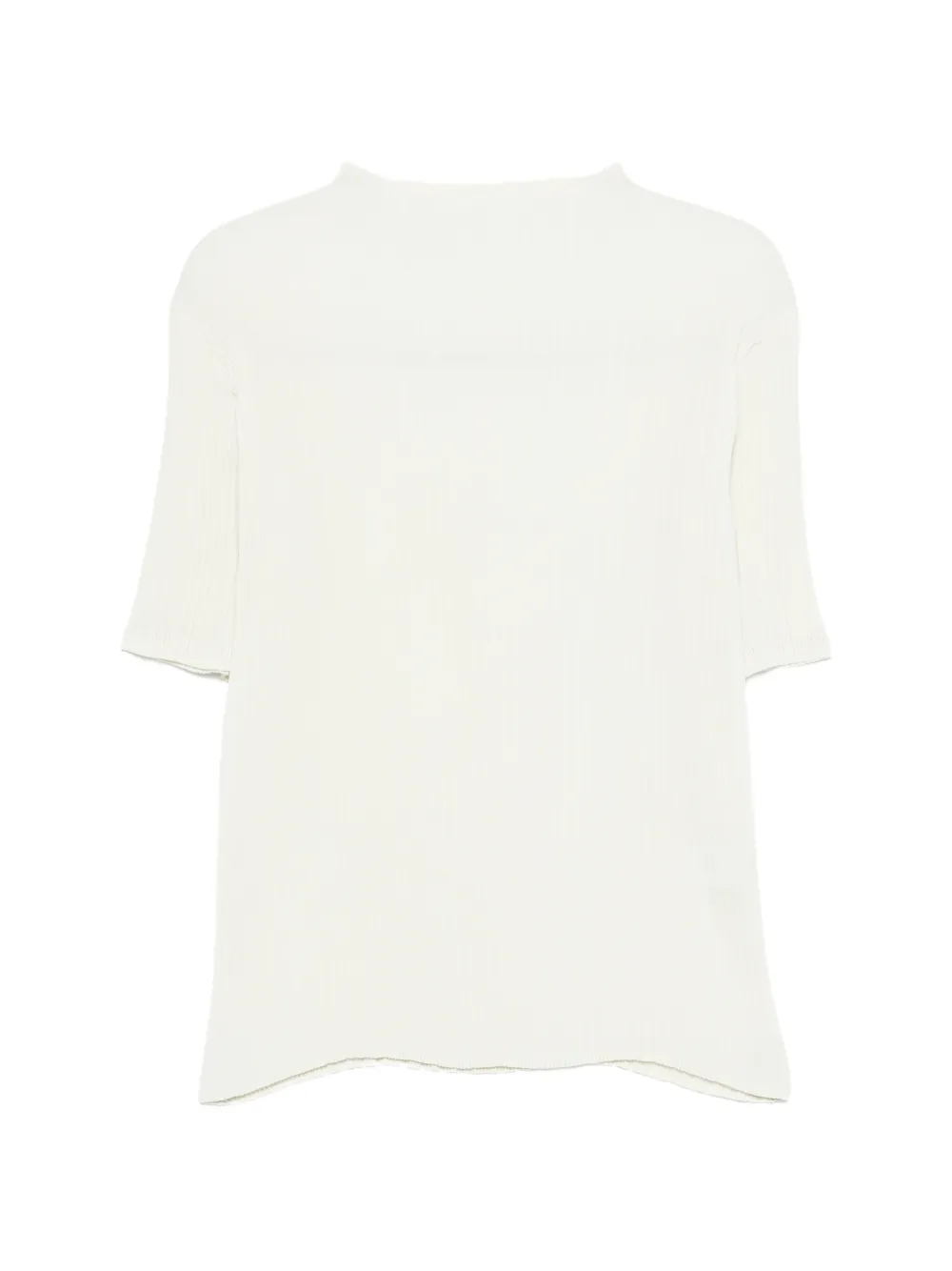 Issey Miyake pleated T-shirt - Toni neutri