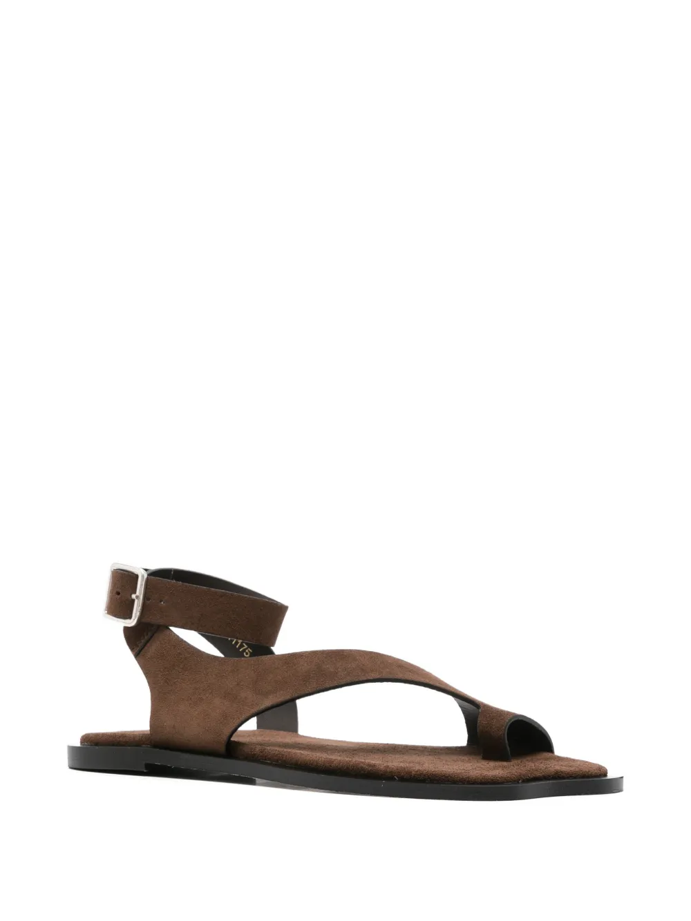 ALOHAS buckle-fastening asymmetric sandals Bruin