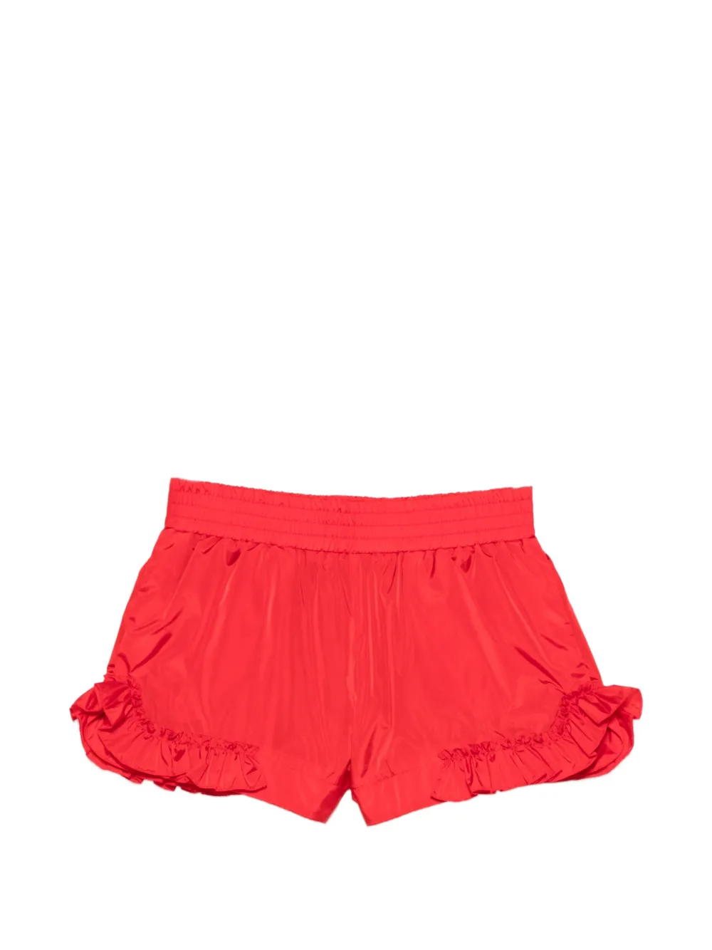 Simone Rocha ruffled mini shorts - Rosso