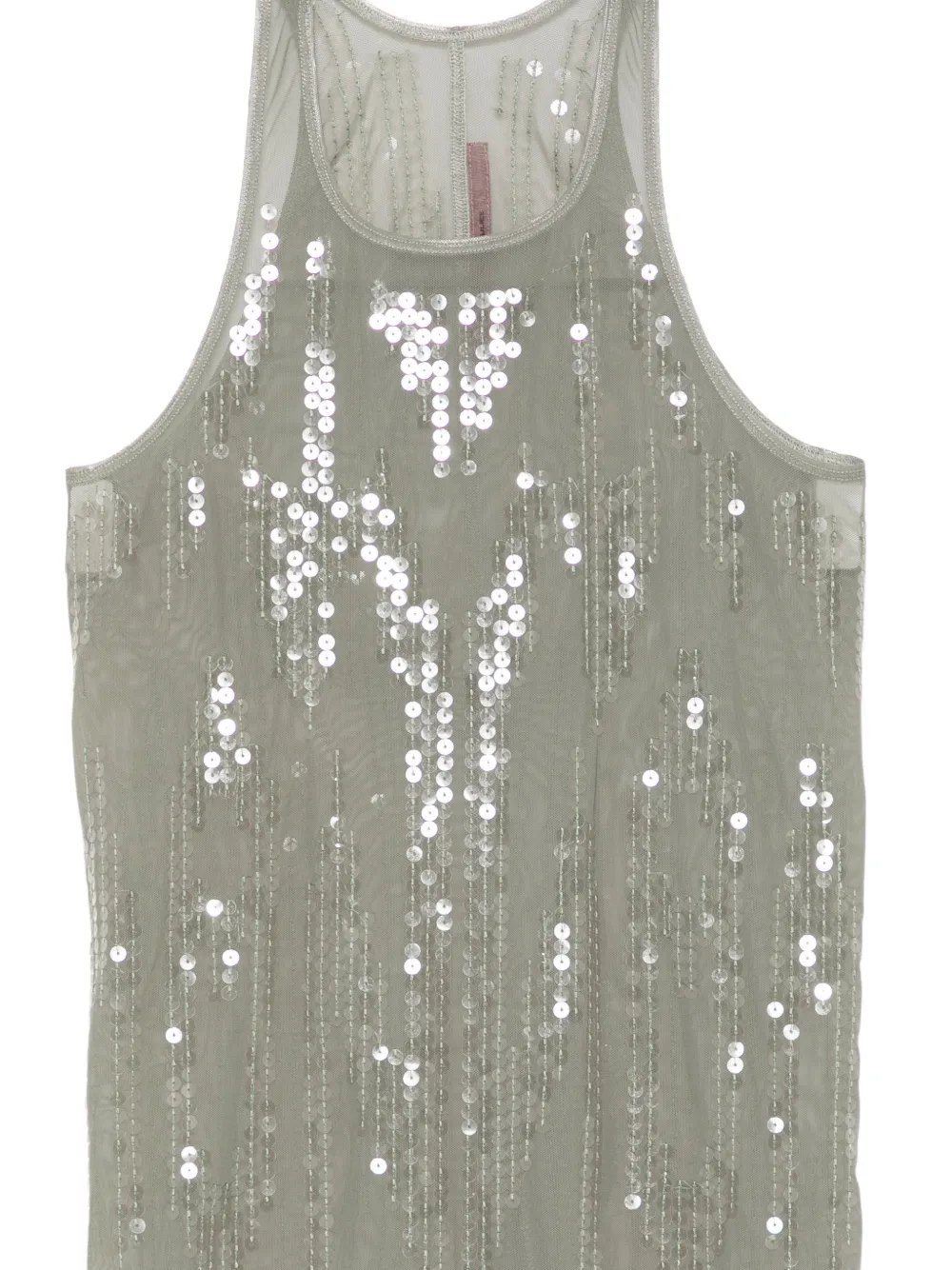 rick owens lilies トップス Rick Owens Lilies sequi- Embellished Top | Green | FARFETCH