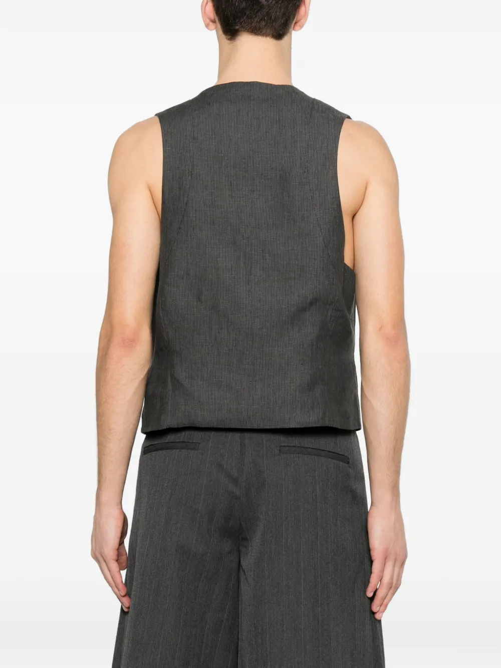 Jacquemus Raysan gilet met knopen Grijs