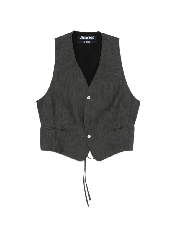 Jacquemus The Paysan Gilet in Grey
