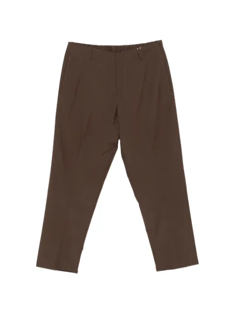 Greyed belt-loop trousers