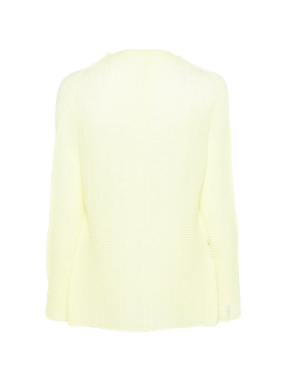  Issey Miyake Open-front Long-sleeve Jacket - Yellow 