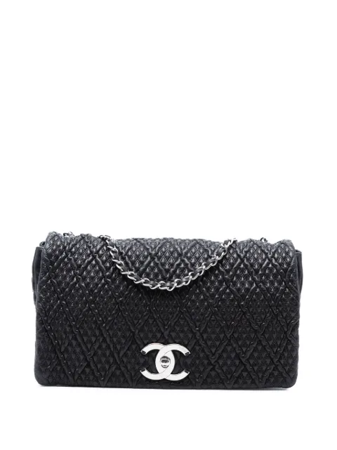 CHANEL Pre-Owned bolsa de hombro capitonada Astrakhan Flap con logo CC 2010-2011