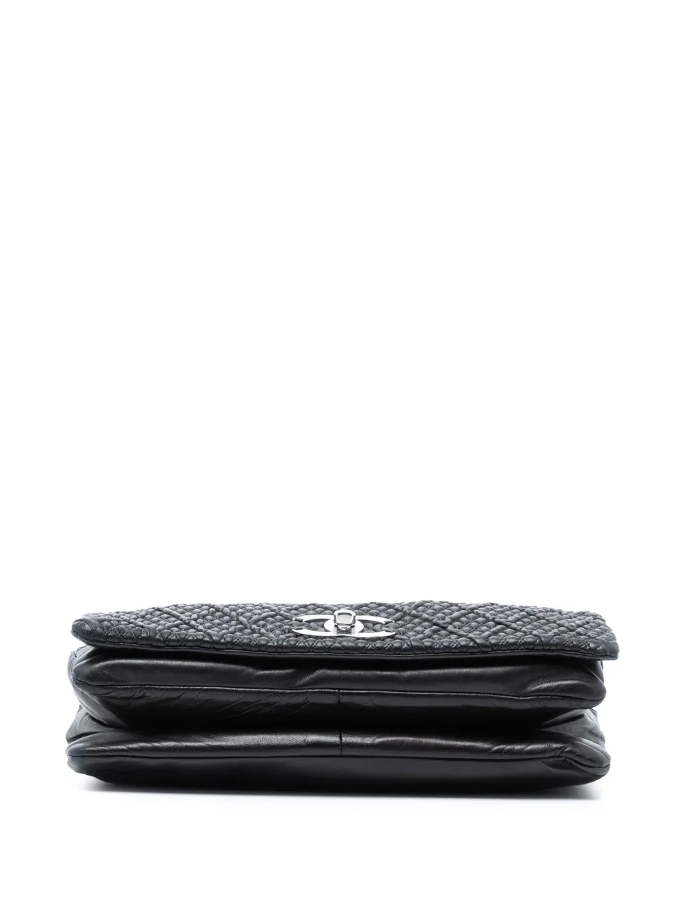 2010-2011 Cc Quilted Astrakhan Single Flap Shoulder Bag