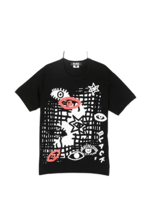Black Comme Des Garçons グラフィック Tシャツ | ブラック | FARFETCH JP
