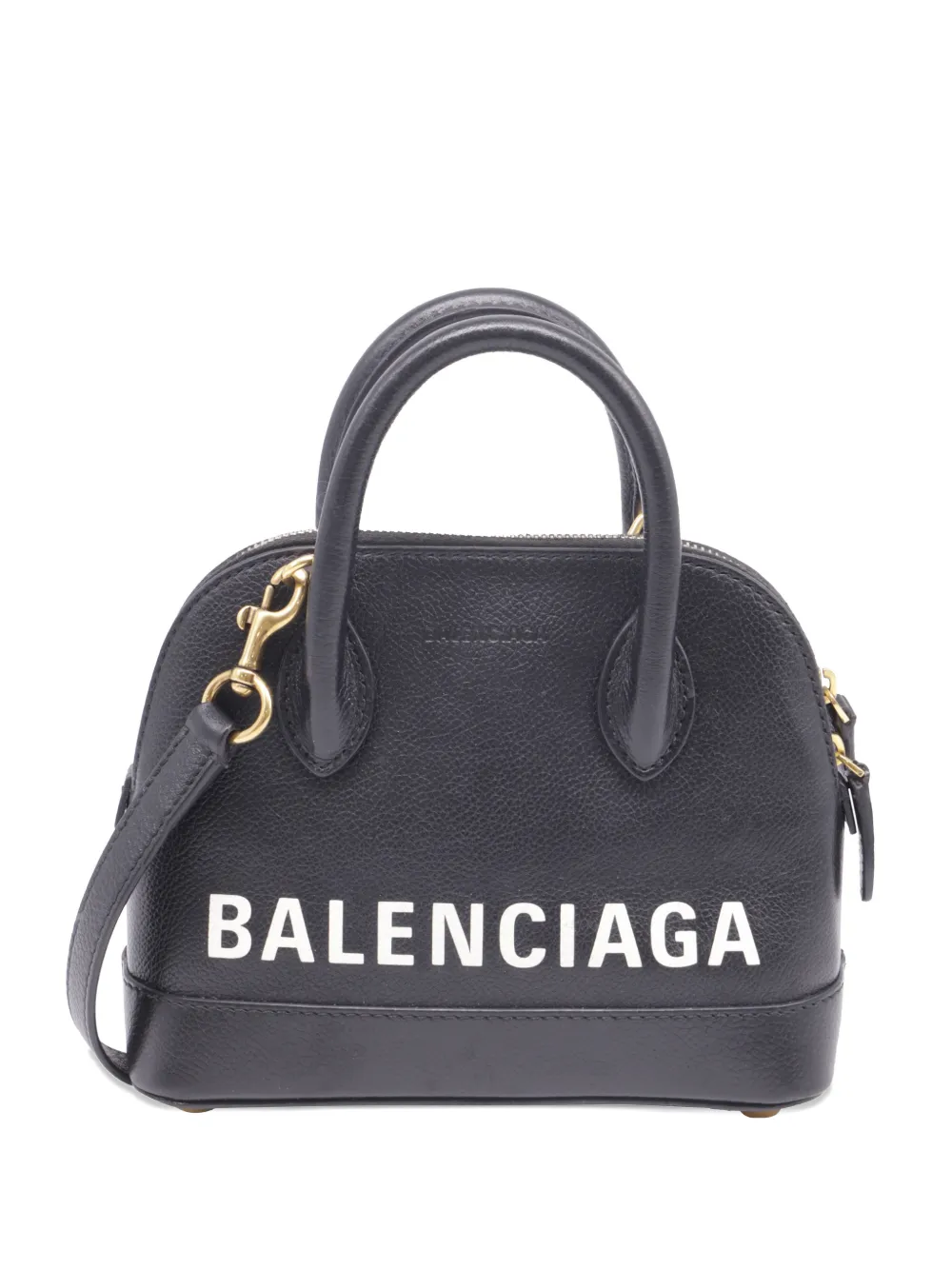 Balenciaga Pre-Owned xxs Ville leather tote bag - Nero