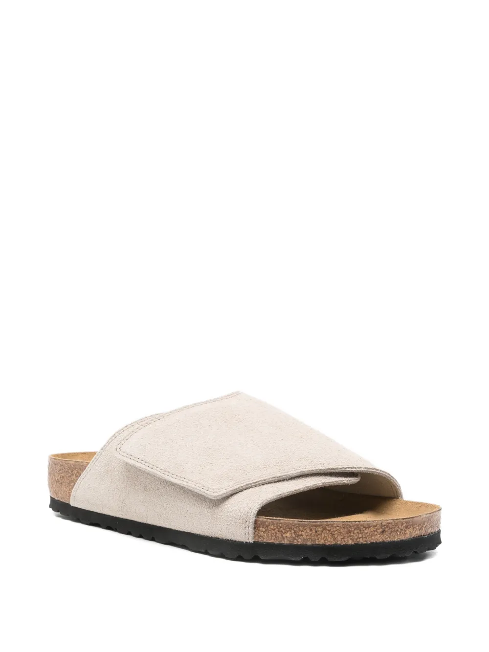 Birkenstock Solana suède leren sandalen Beige