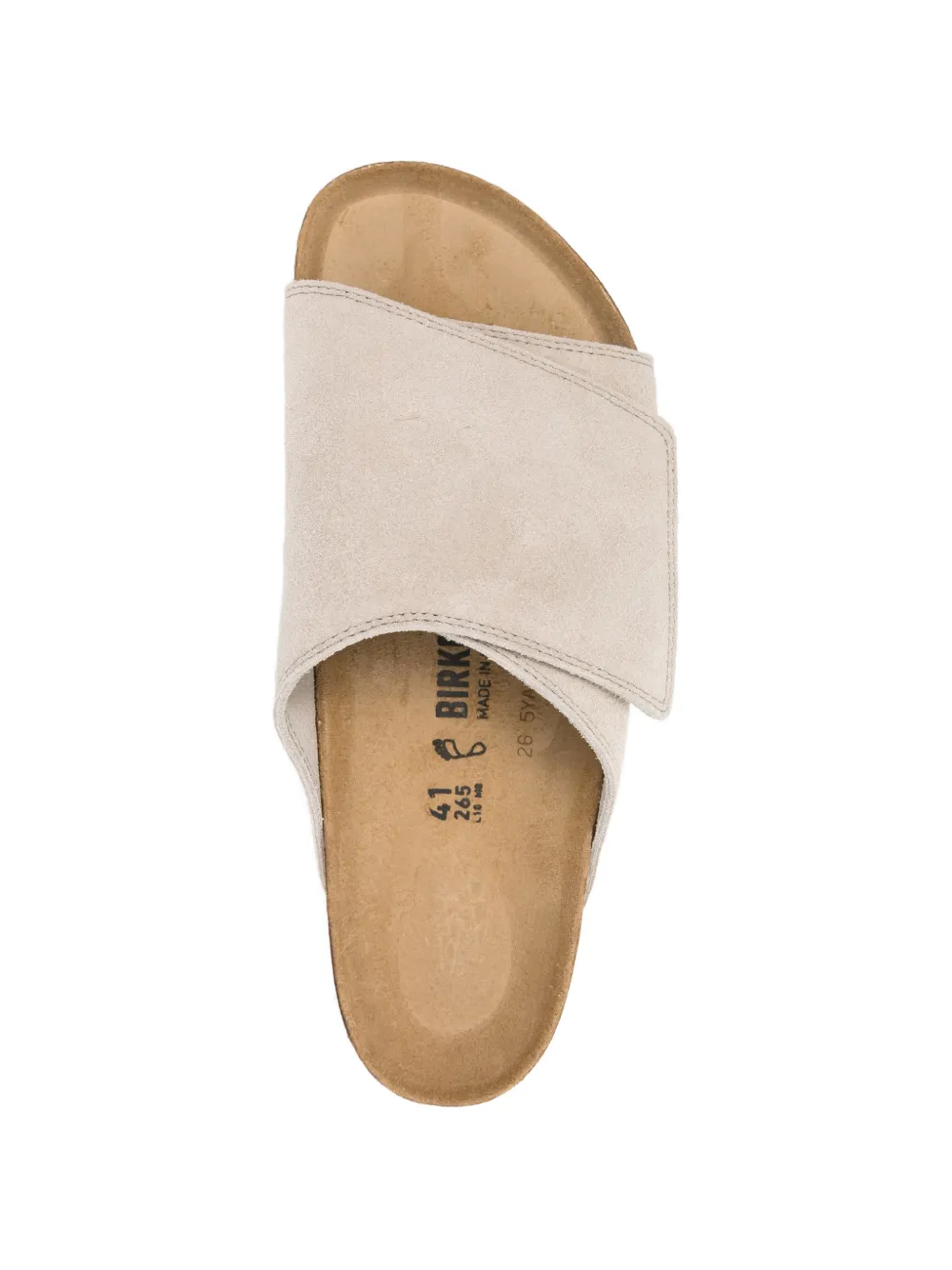 Birkenstock Solana suède leren sandalen Beige