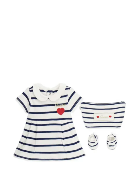 guess kids striped dress set