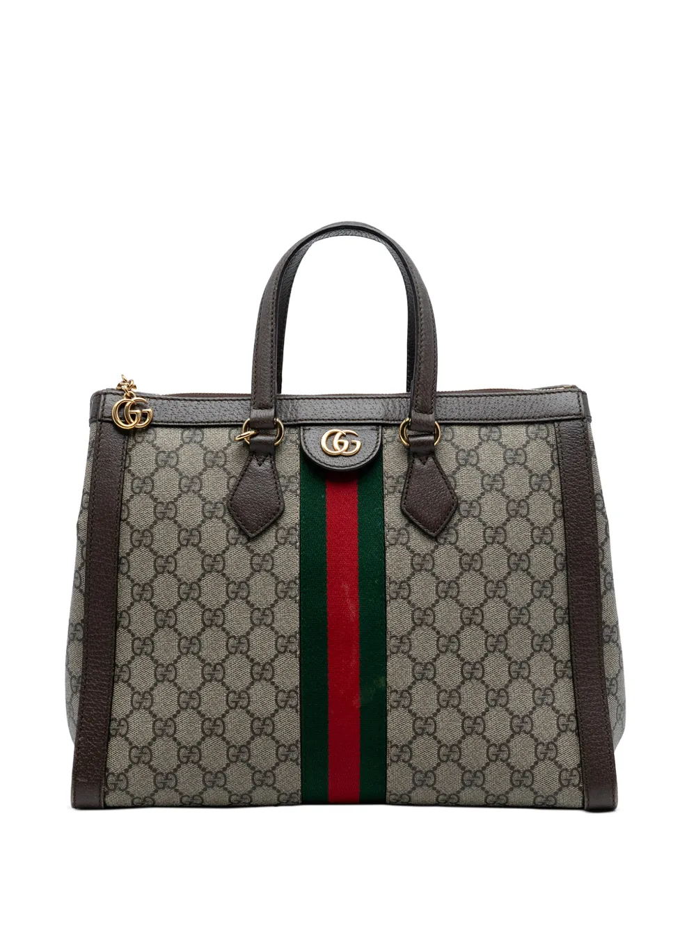 Gucci Pre-Owned Borsa a tracolla Ophidia in tessuto GG Supreme 2016-2025 - Marrone
