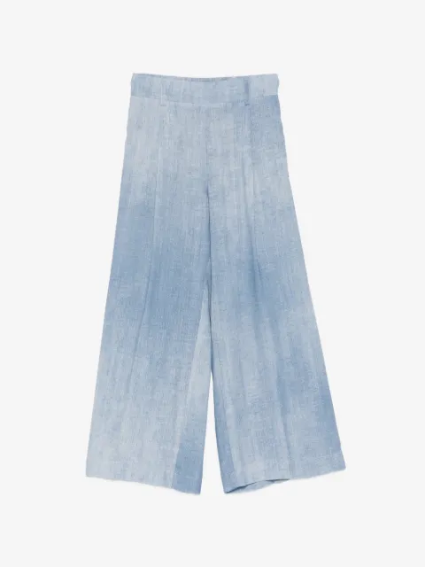 Ermanno Scervino Junior pantalon à design plissé devant