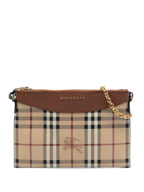 Burberry Pre-Owned sac Ã  bandouliÃ¨re Peyton en toile enduite Ã  motif Haymarket Check (2000-2017)