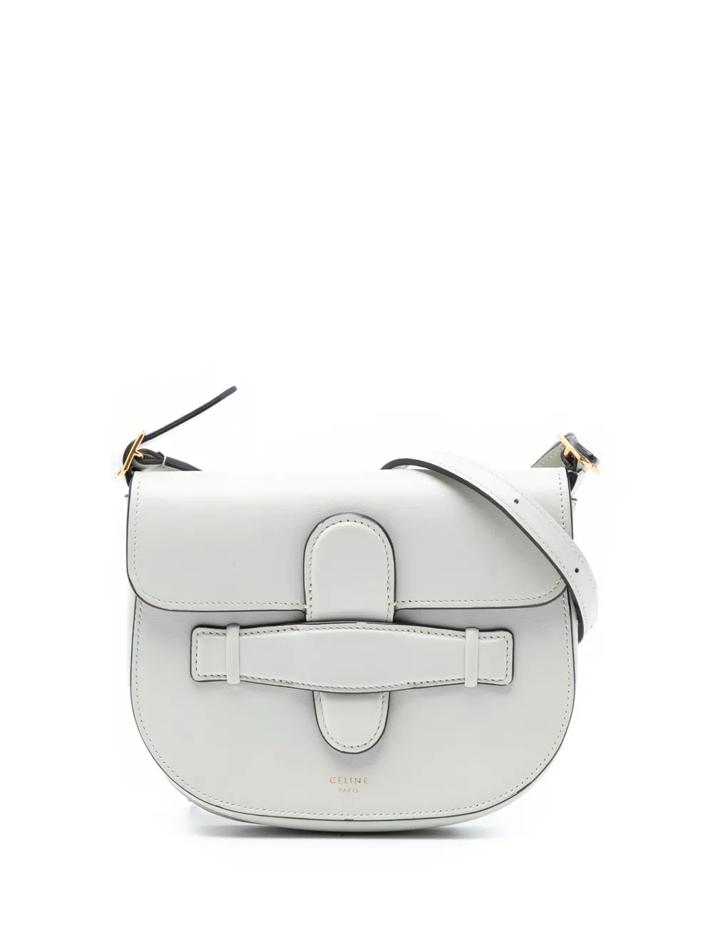 Celine Pre-Owned 2018 Mini Smooth Calfskin Symmetrical Convertible Bag satchel - Grigio