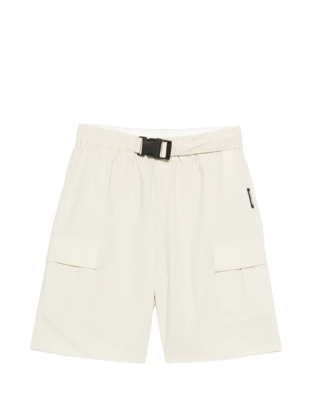 Just Cavalli buckle-belt cargo-pocket shorts - Toni neutri
