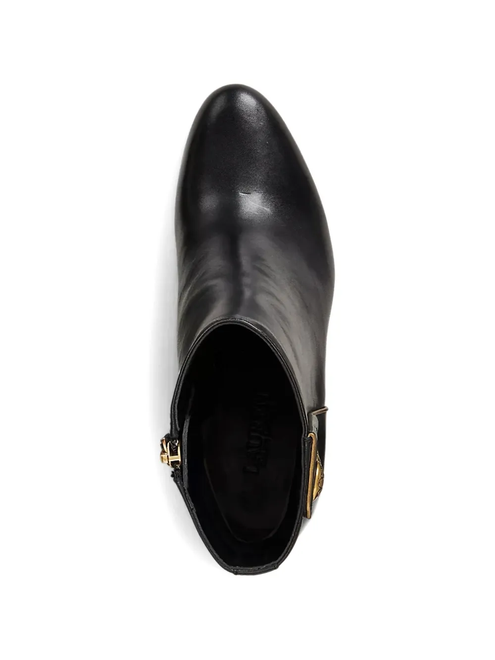 Lauren Ralph Lauren Laarzen met knoopdetail Zwart