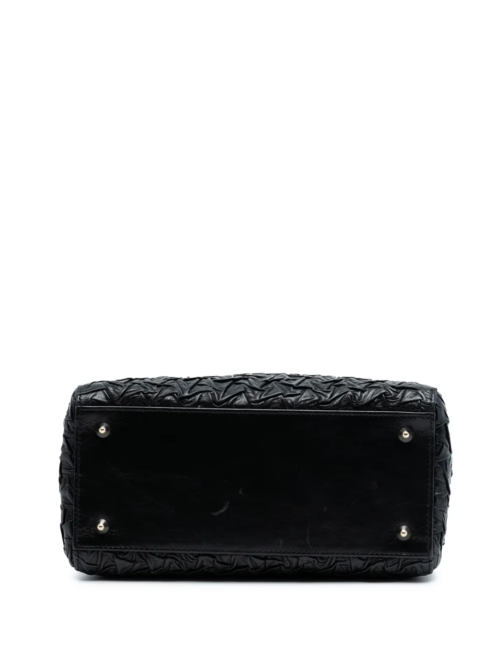 2019 Medium Wavy Crinkled Lambskin Lady Dior Satchel