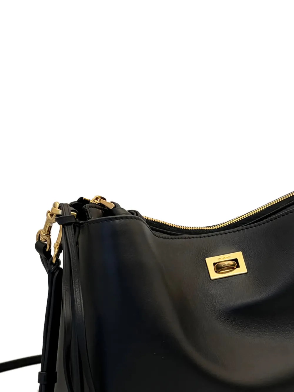 Balenciaga Rodeo kleine schoudertas met logoplakkaat Zwart
