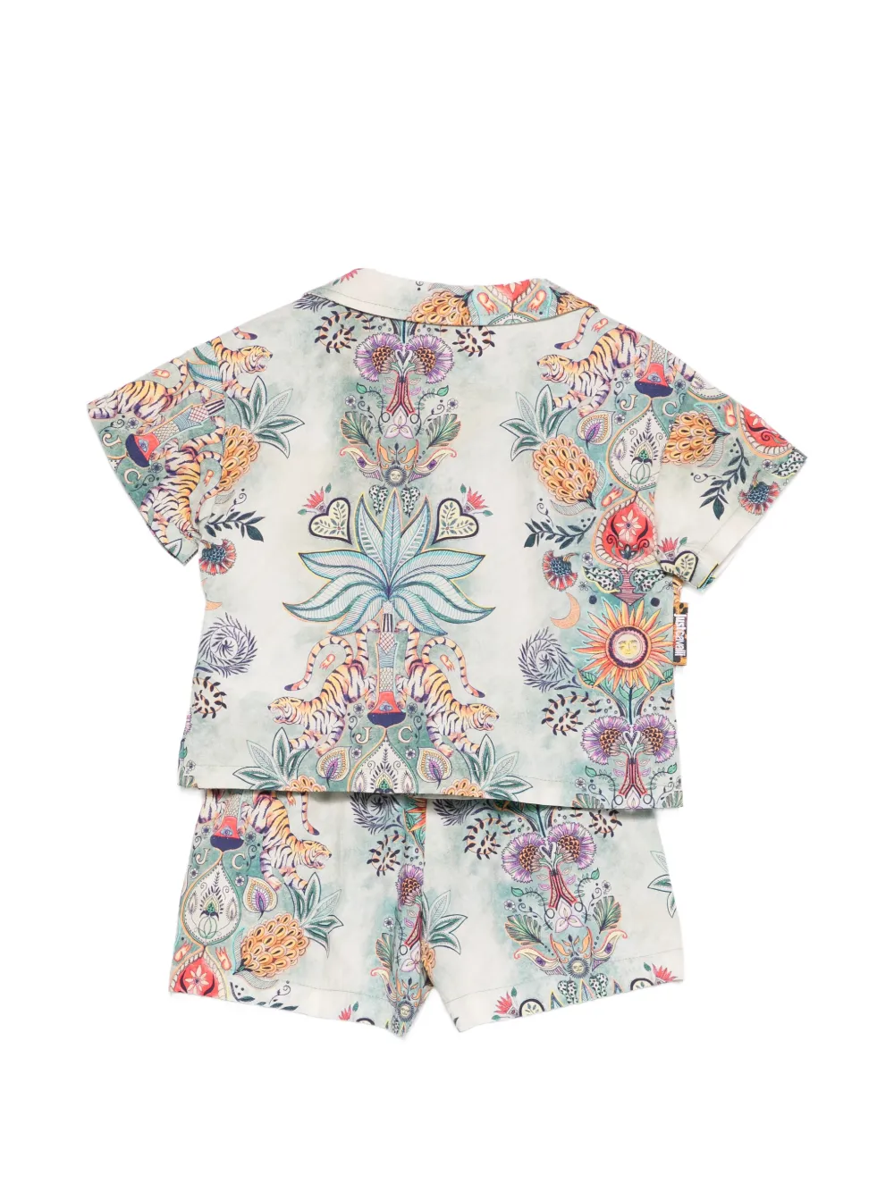  Just Cavalli Floral-pattern Short Set (set Of Two) - Green 