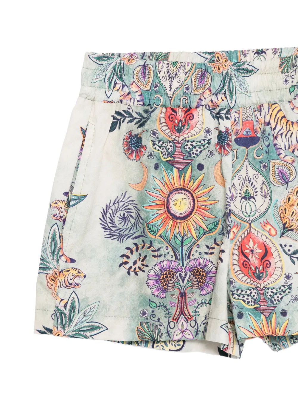  Just Cavalli Floral-pattern Short Set (set Of Two) - Green 
