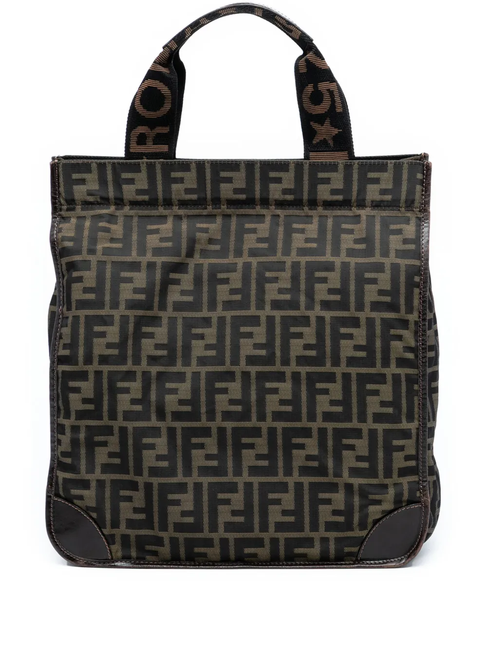 Fendi Pre-Owned Borsa tote in tela con motivo Zucca XX secolo - Marrone