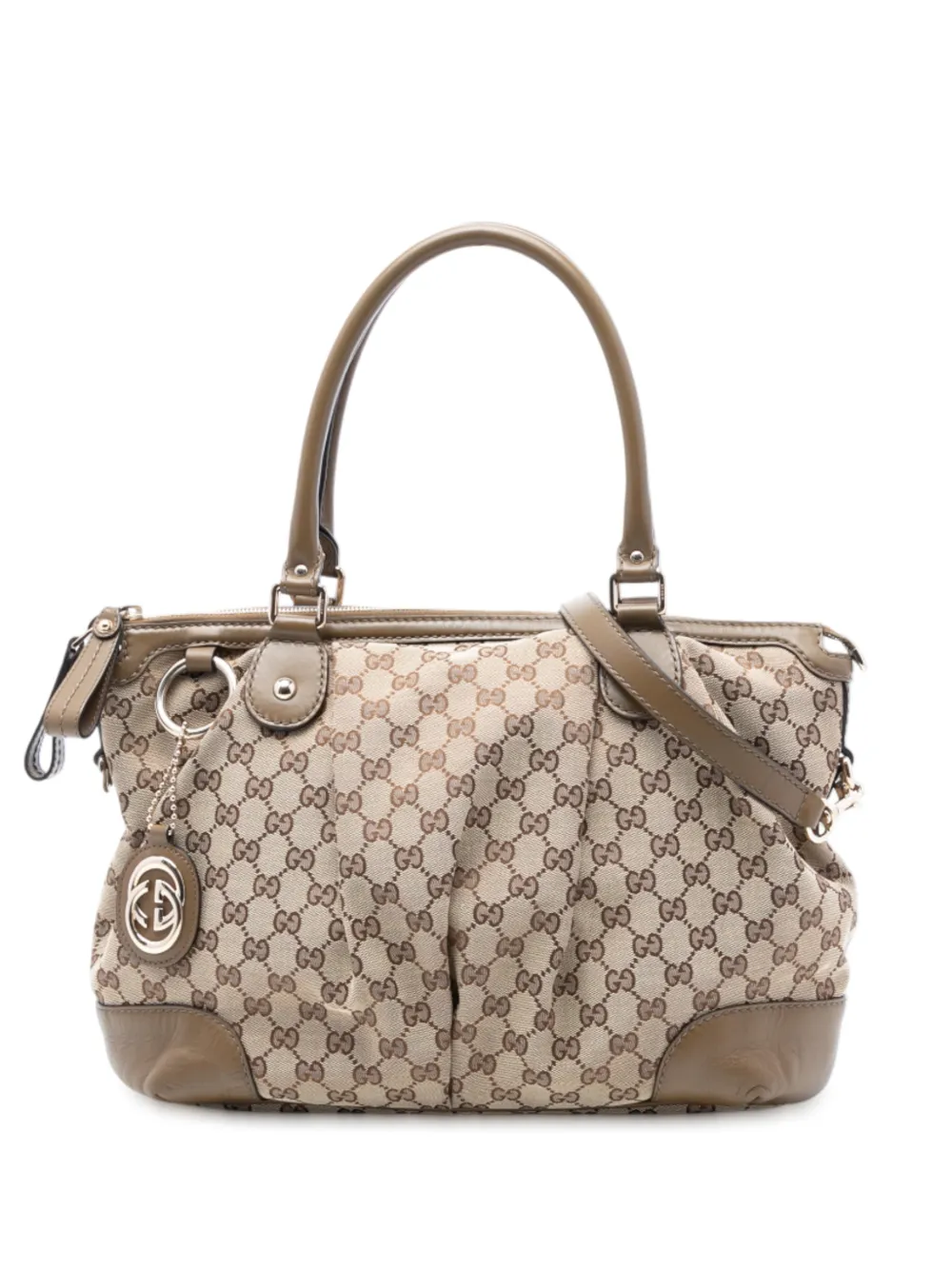 Gucci Pre-Owned 2016-2025 GG Canvas Sukey satchel - Marrone