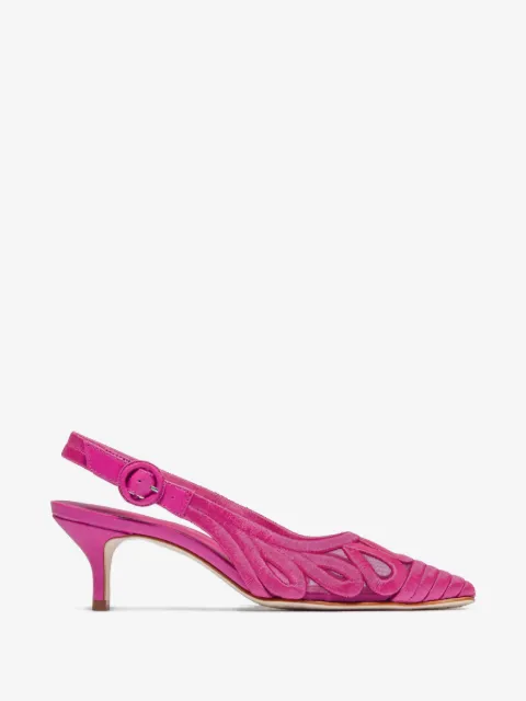 Bernardo Madinah cut-out slingback pumps