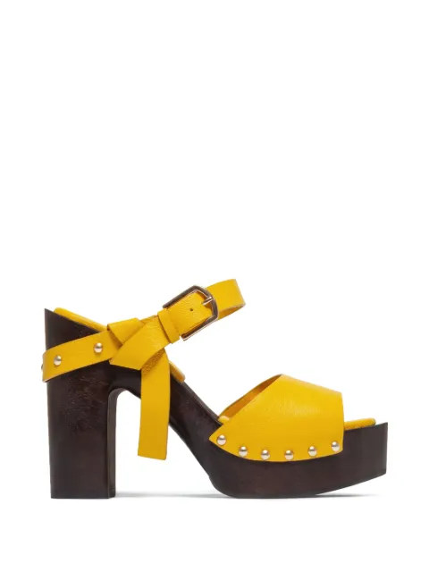 Bernardo Luxor studded platform heeled sandals