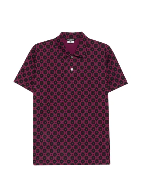 Comme des Garçons Homme Plus geometric-print polo shirt