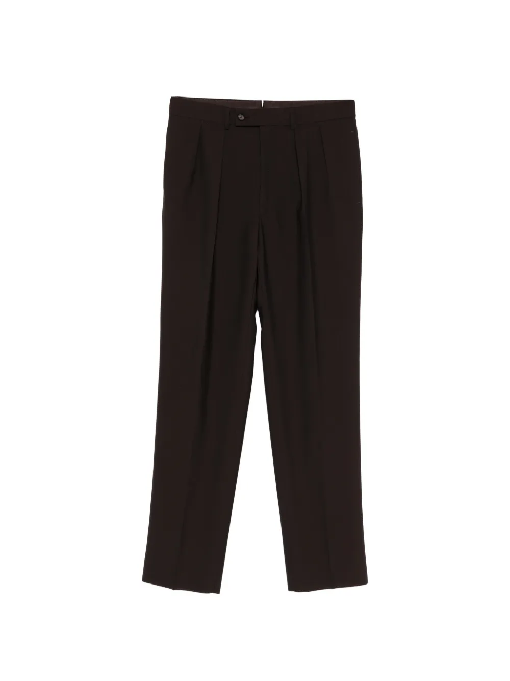 Caruso pleated trousers - Marrone