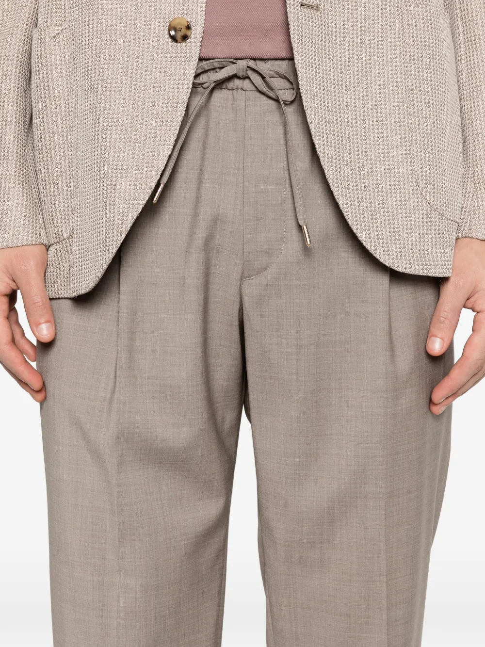 Briglia 1949 Broek met trekkoord Beige