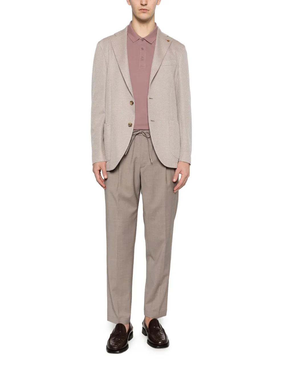Briglia 1949 Broek met trekkoord Beige