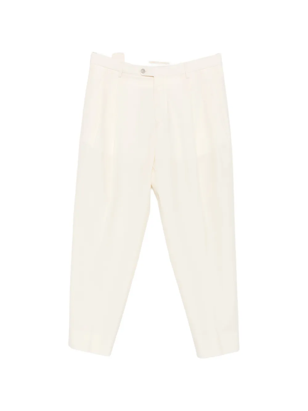 Briglia 1949 pleated tapered trousers - Toni neutri