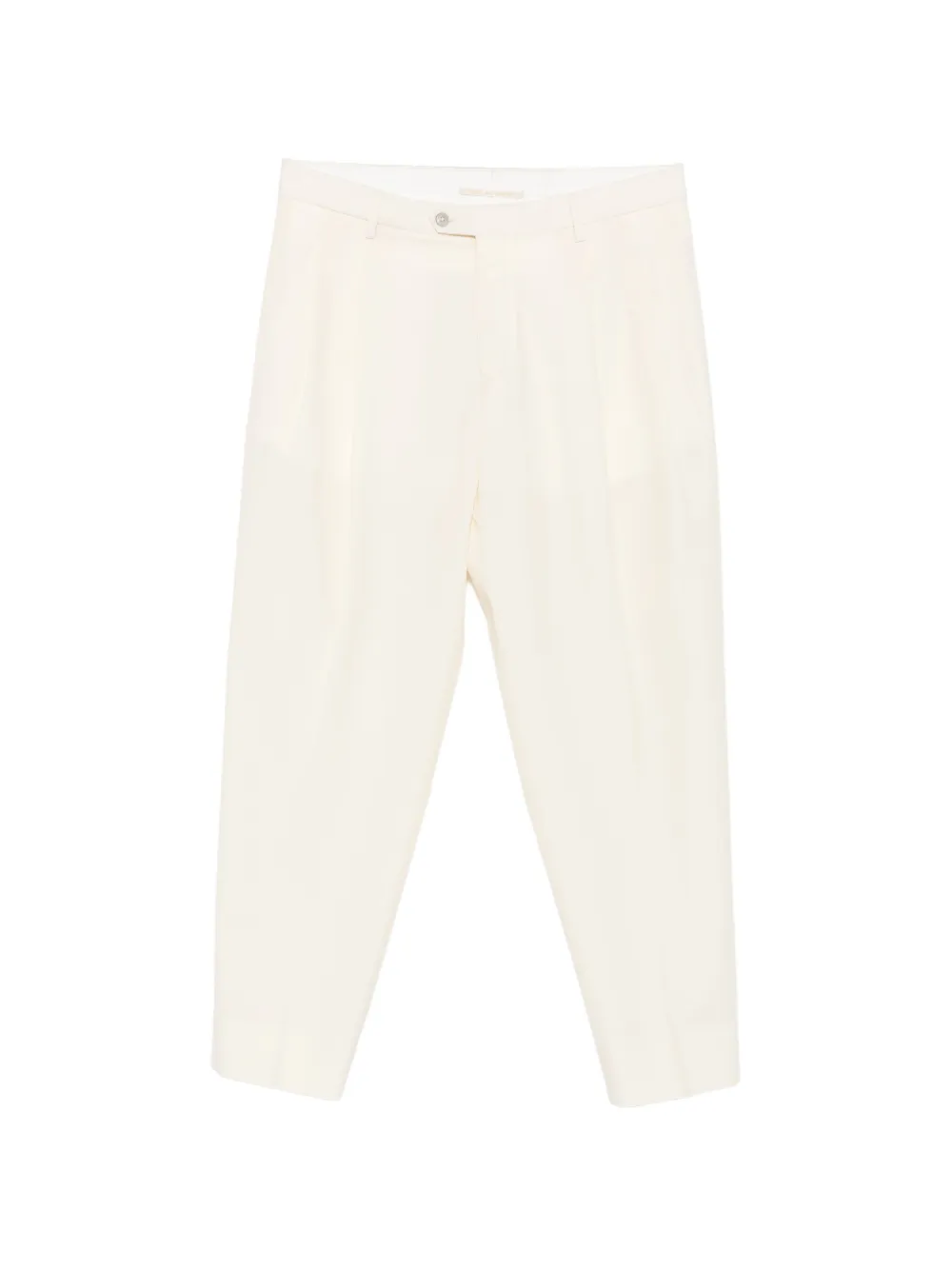 Briglia 1949 pleated tapered trousers - Toni neutri