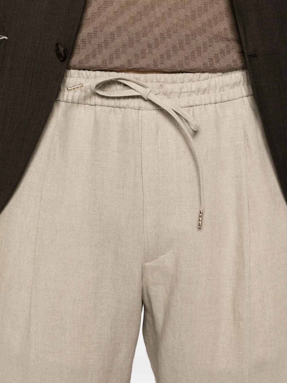 Briglia 1949 Plooibroek met trekkoord Beige