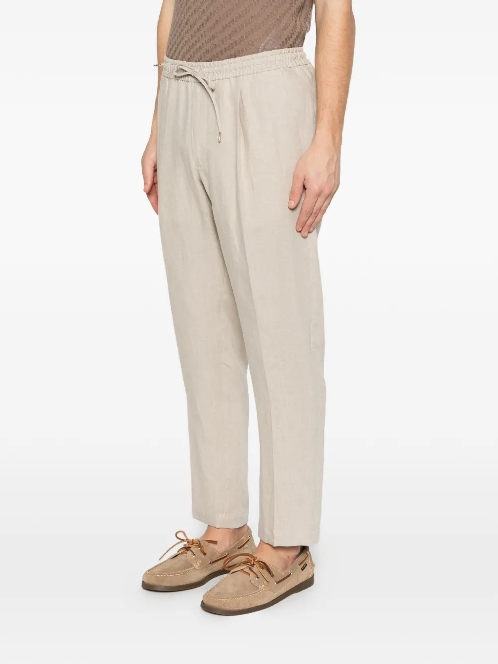 Briglia 1949 Plooibroek met trekkoord Beige
