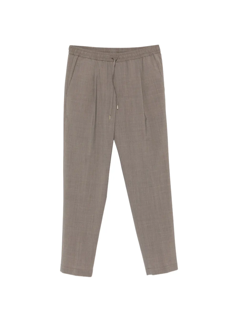 Briglia 1949 drawstring pleated trousers - Marrone