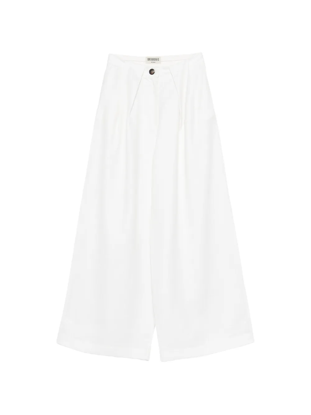 BATAKOVIC Belgrade pleated trousers - Bianco