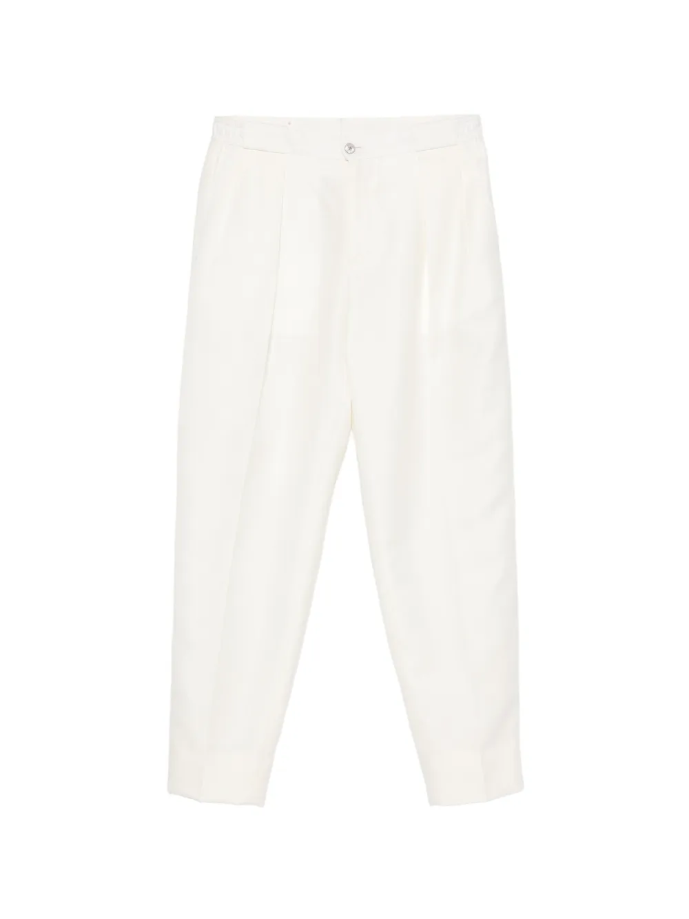 Briglia 1949 pleated elasticated-waistband trousers - Toni neutri