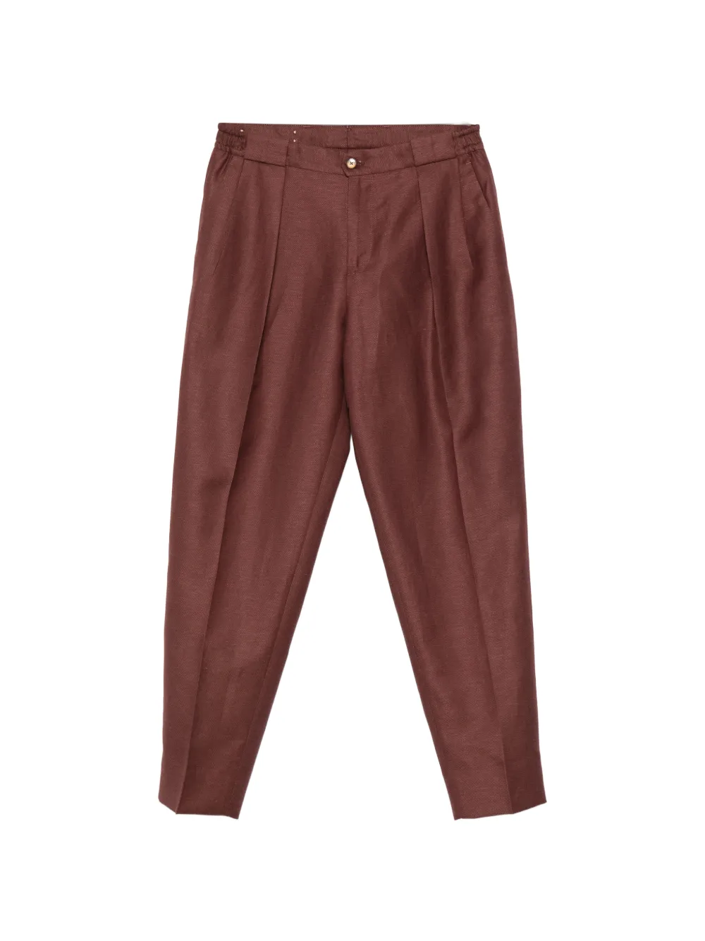 Briglia 1949 pleated elasticated-waist trousers - Rosso